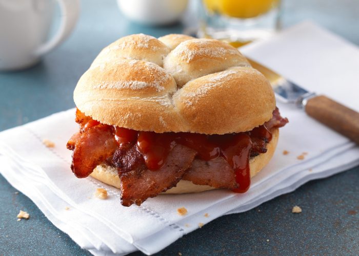 Crusty Rolls Bacon Butty