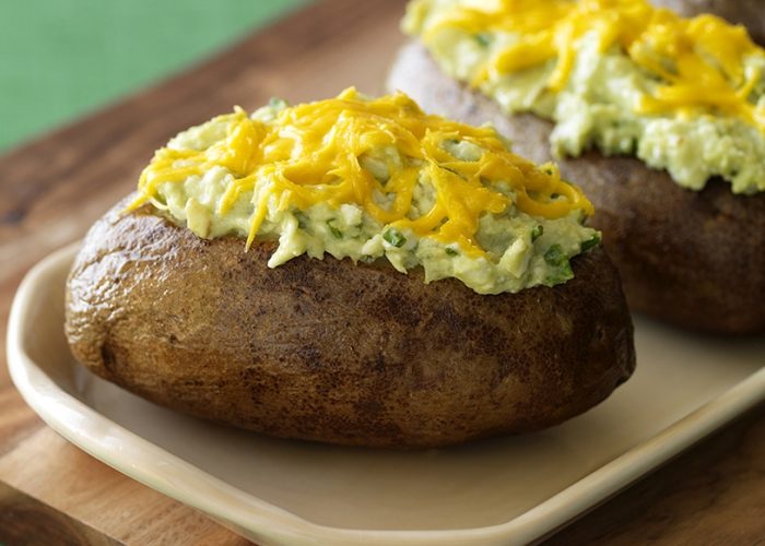 Avocado & Halloumi Jacket Potato (V)