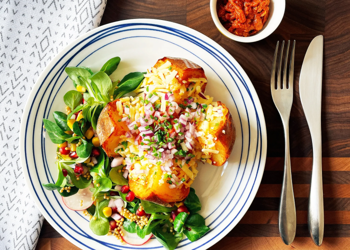 Pesto Chicken Jacket Potato